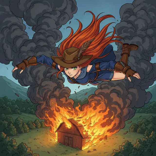 Comic Book-style AI comic panel sample generated with Comicory