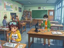 「The Secret Above the City」の1コマ目(anime)
