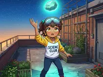 「The Secret Above the City」の5コマ目(anime)