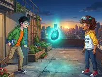 「The Secret Above the City」の6コマ目(anime)