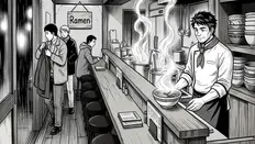 「The Last Bowl」の1コマ目(manga)