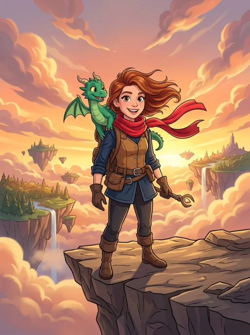 Cartoon art style sample