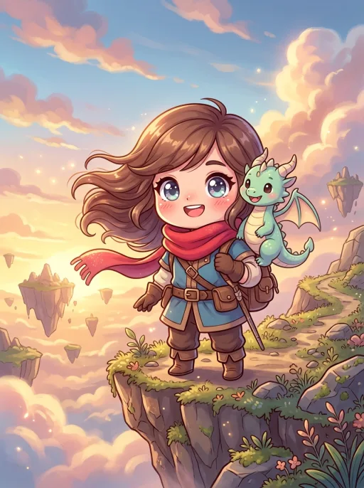 Chibi art style sample