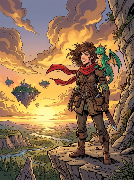 Comic Book art style sample