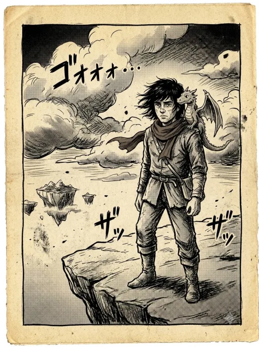 Gekiga (Retro) art style sample