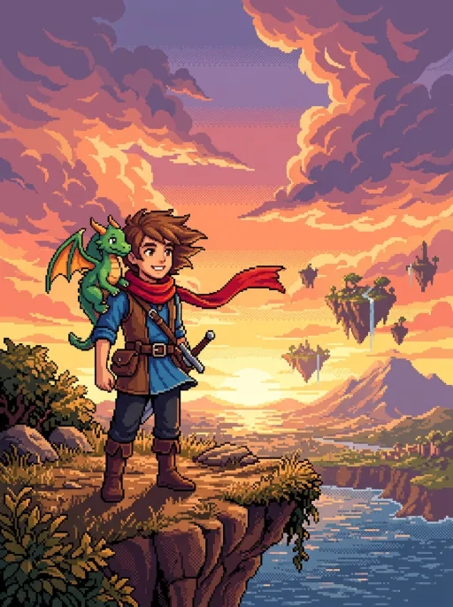 Pixel Art art style sample