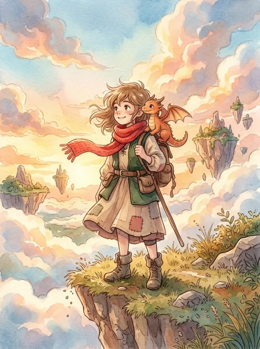 Soft Anime art style sample