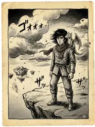 Gekiga (Retro) art style sample
